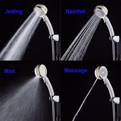 Four sides spray water pressure&water saving new design shower head